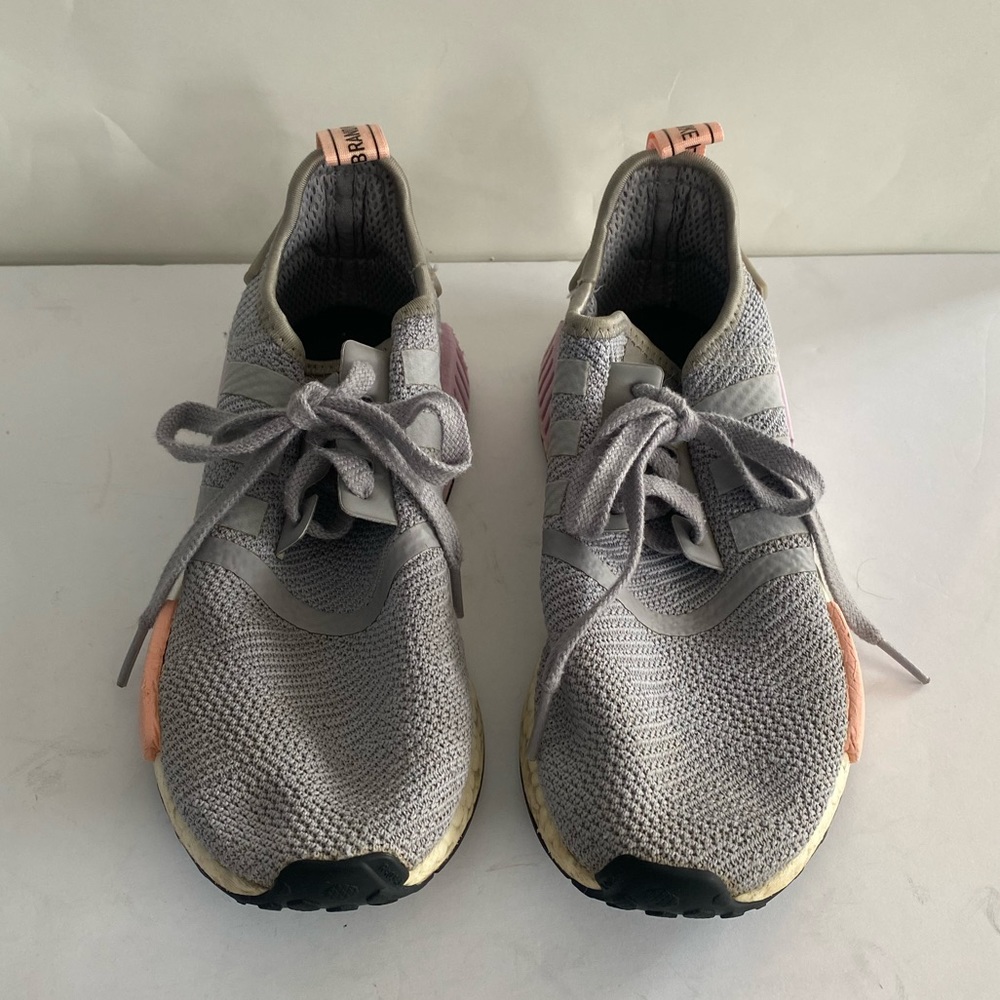 Adidas NMD R1 Light Granite Grey Women’s Athletic Shoes - Picture 3 of 10